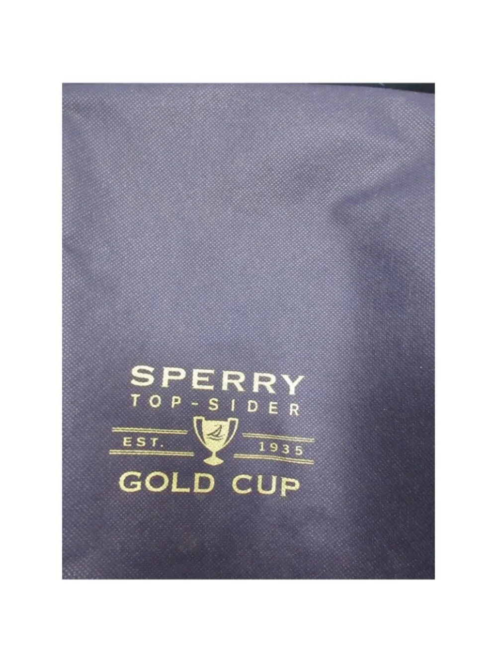 Sperry Top Sider Boat Shoes 11M Gold Cup A/O 2-Eye Leather Slip On NEW